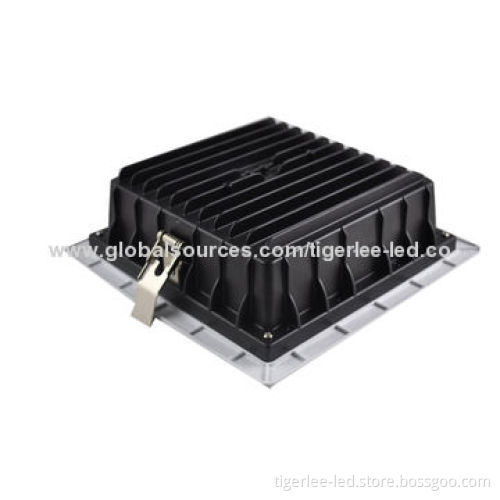 Square LED ceiling light with 3 years warranty, 50,000 hours lifespan, 100-240V AC, >80 CRI